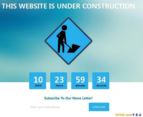 75个精美"网站正在建设中"倒计时网页提示模板